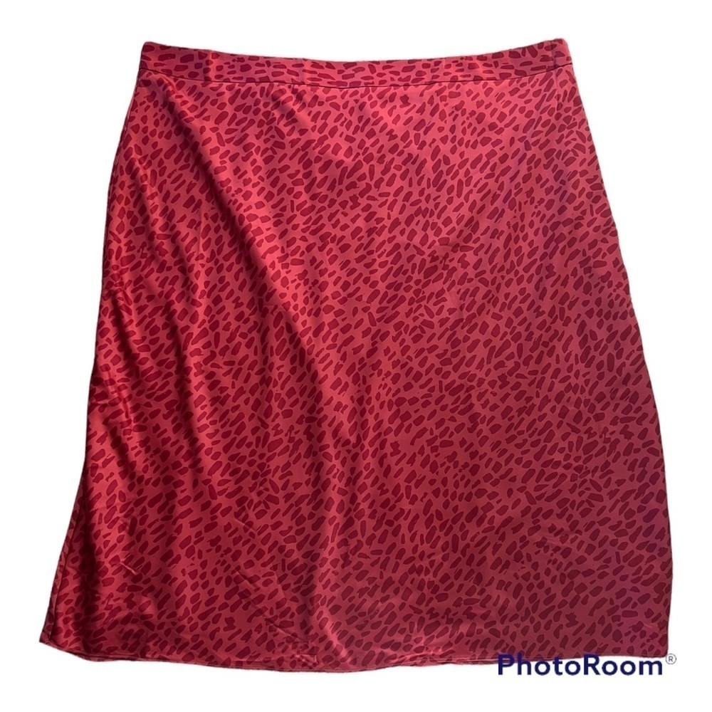 Anthro Hutch Isla Bias-Cut Leopard Print Midi Skirt NWT Size 26W